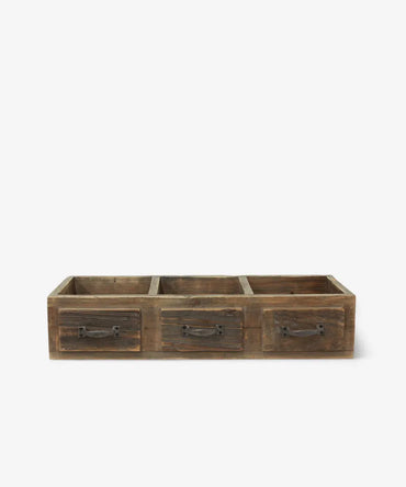 3 Part Organiser Faux Drawers