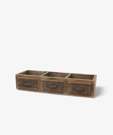 3 Part Organiser Faux Drawers