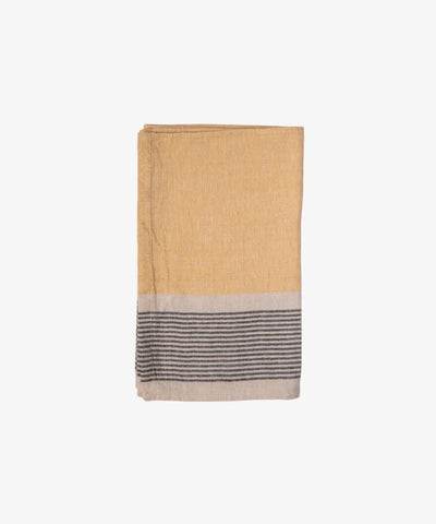 Atelier Stripes Tea towel Mustard
