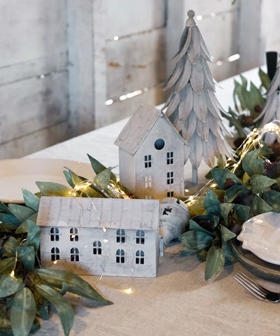 Tealight House Zinc Long