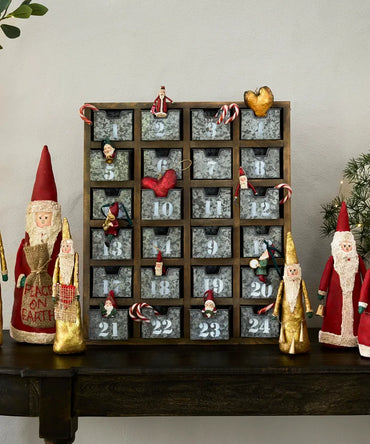Rustic Wall Shelf with Drawers
