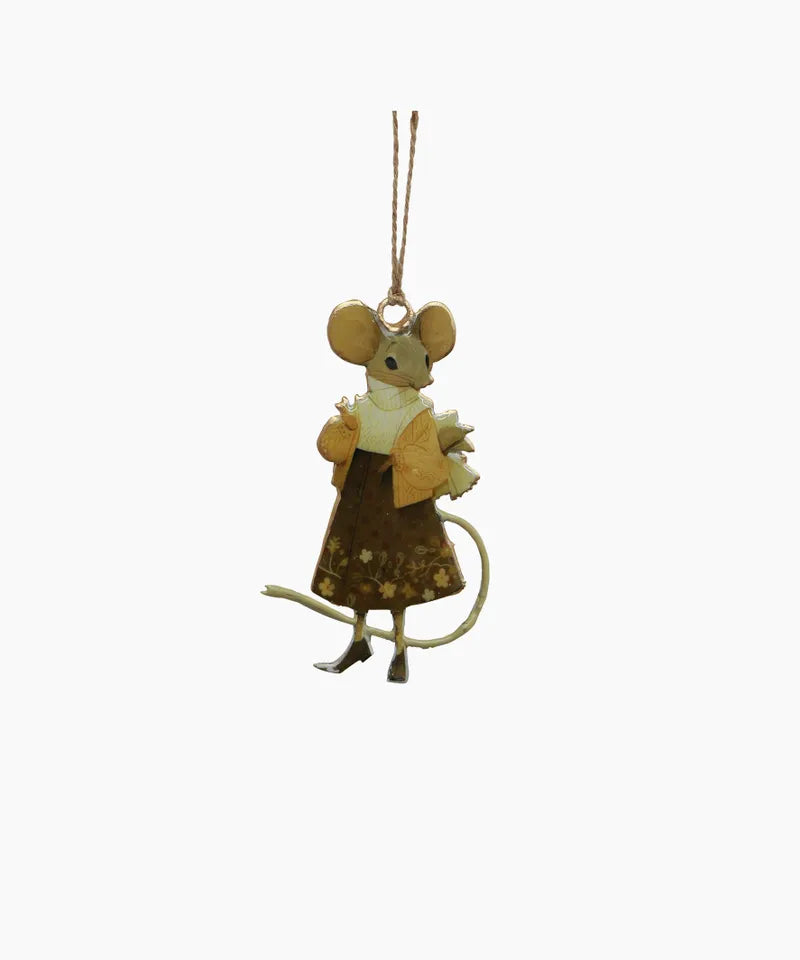 Beatrice Ochre Hanging Mouse