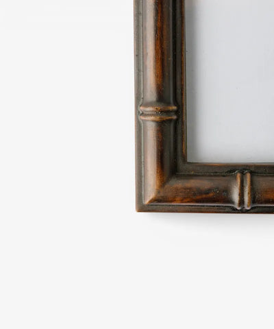 Bamboo Round Top Photo Frame 4x6