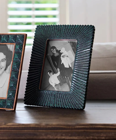 Jade Fan Photo Frame 4x6