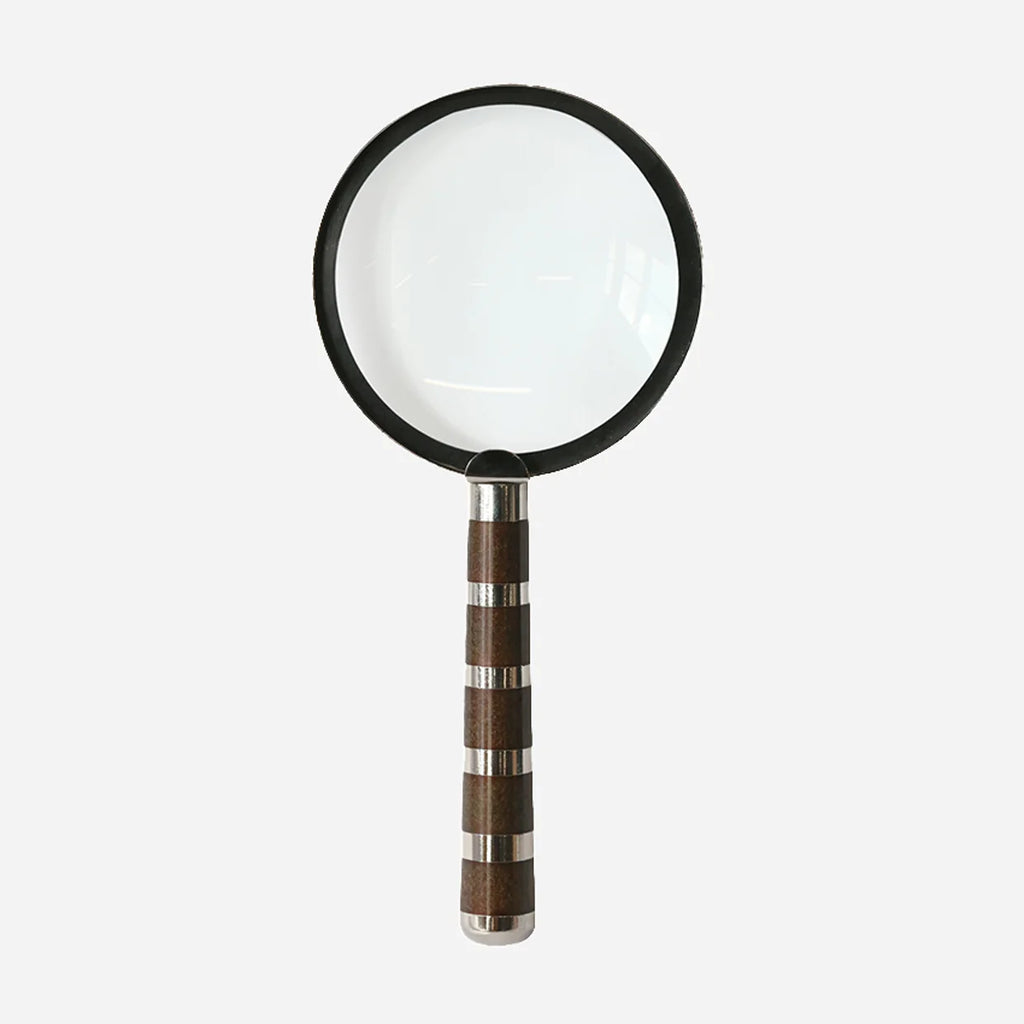 Magnifying Glass with Bronze & Silver Sections