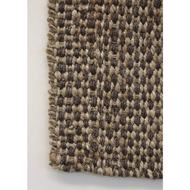 100% Jute Aubergine & Natural Door Mat 900L x 600W
