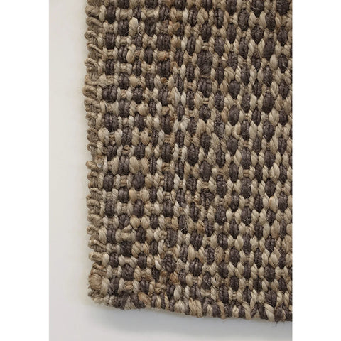100% Jute Aubergine & Natural Door Mat 900L x 600W