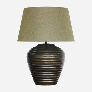 Haveli Lamp Base in Antique Brass Finish