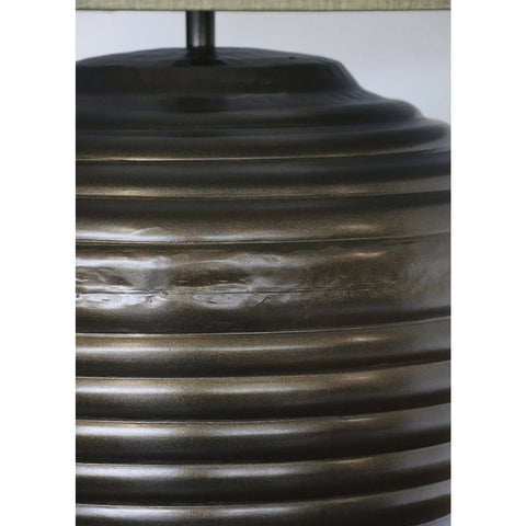 Haveli Lamp Base in Antique Brass Finish