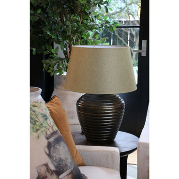 Haveli Lamp Base in Antique Brass Finish