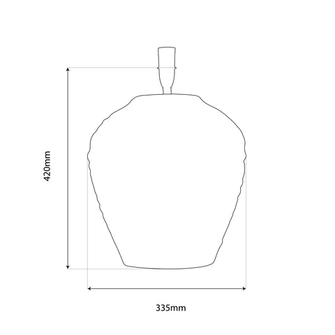 Haveli Lamp Base in Antique Brass Finish