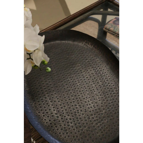 Marrakesh Oval Bronze Tray