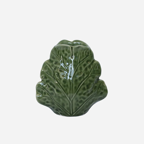 Sculptured Leaf Vase