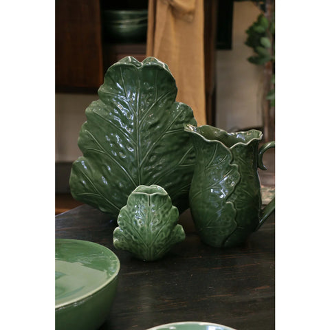 Sculptured Leaf Vase