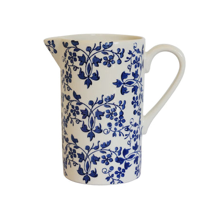Florentine Bleu Handprinted Jug
