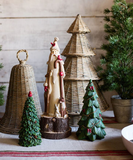 French Country Collections Tree with Garlands & Bows