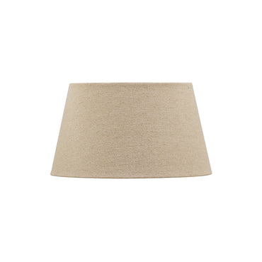 Raw Linen Tapered Drum Lampshade ~ 31cm