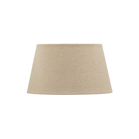 Raw Linen Tapered Drum Lampshade ~ 31cm