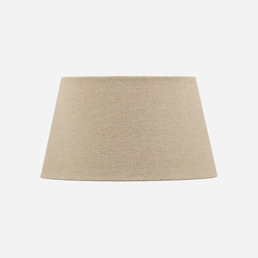 Raw Linen Tapered Drum Lampshade