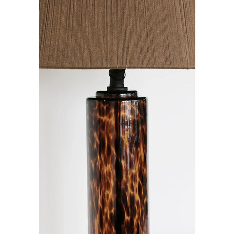 Leopard Glass Table Lamp Base