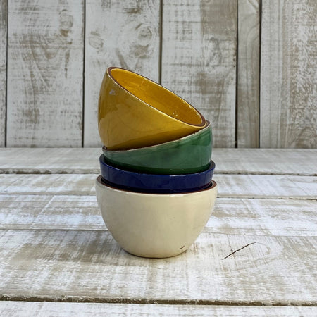 Spanish Terracotta Small Bowl 9 cm - GREEN