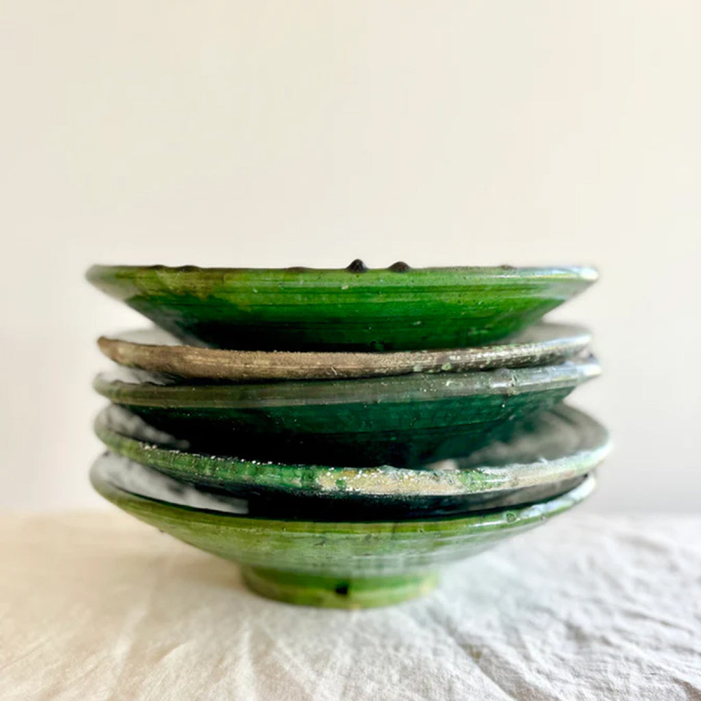 Tamegroute Plates ~ 20cm GREEN