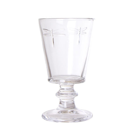 French Country Dragonfly Wine Goblet - Set of 4