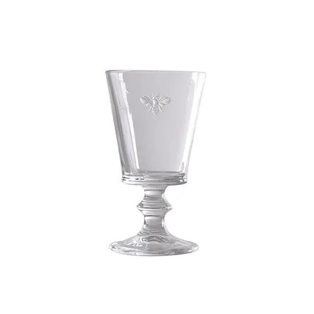 French Country French Bee Wine Goblet