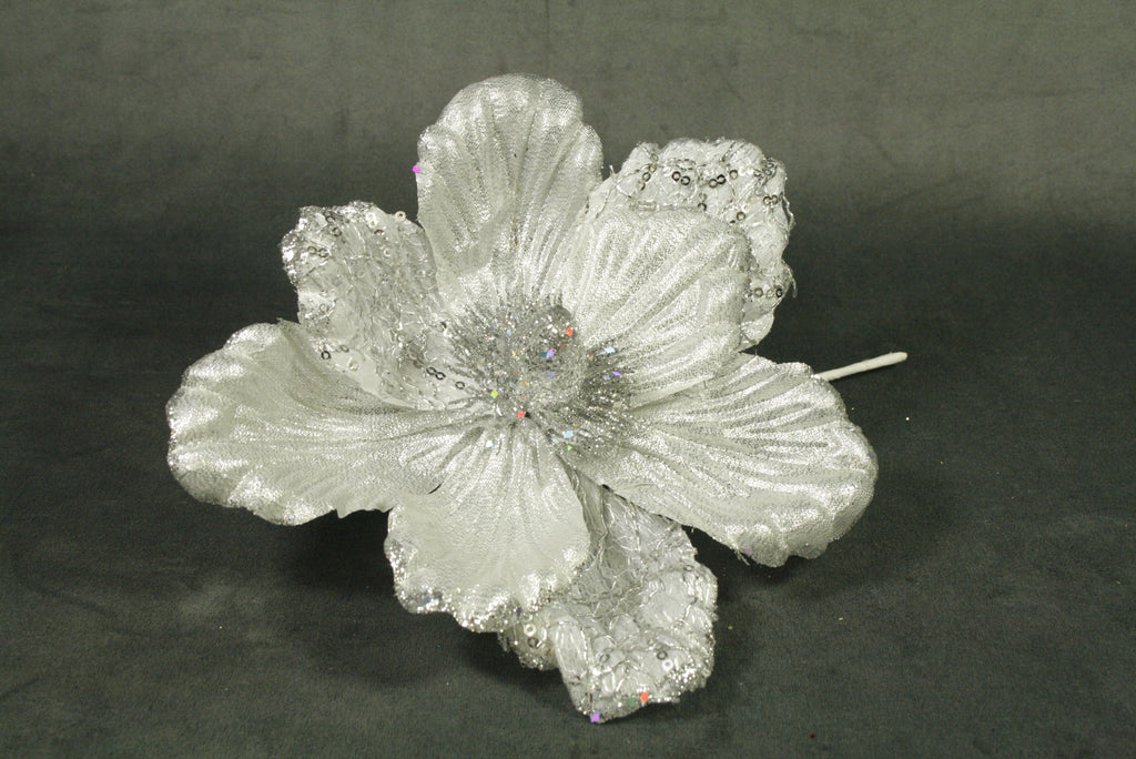 Silver White Flower