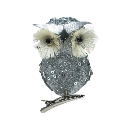 Cute Little Silver Owl