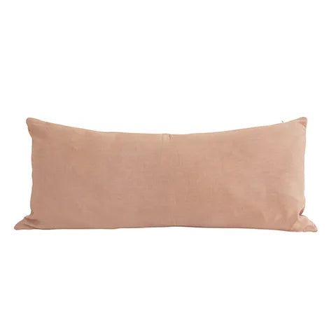 French Country VELVET LODGE CUSHION OLD ROSE