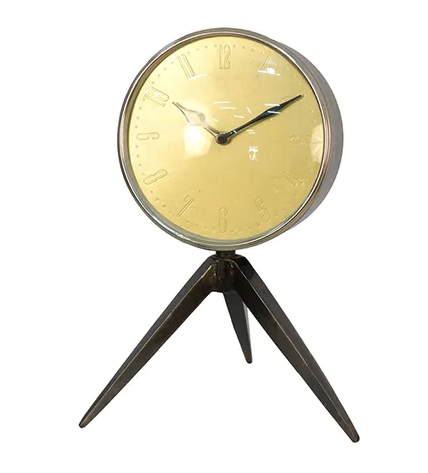 French Country Tripod Clock