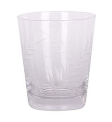 LEAF CUT SHORT TUMBLER GLASS
