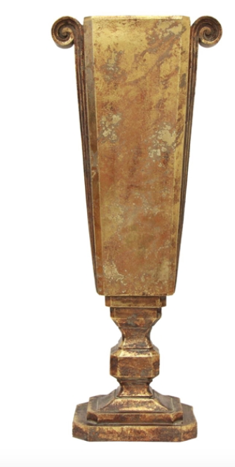 French Country Scroll Narrow Urn Tall