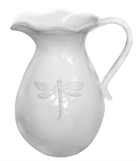 French Country Dragonfly Small Pitcher