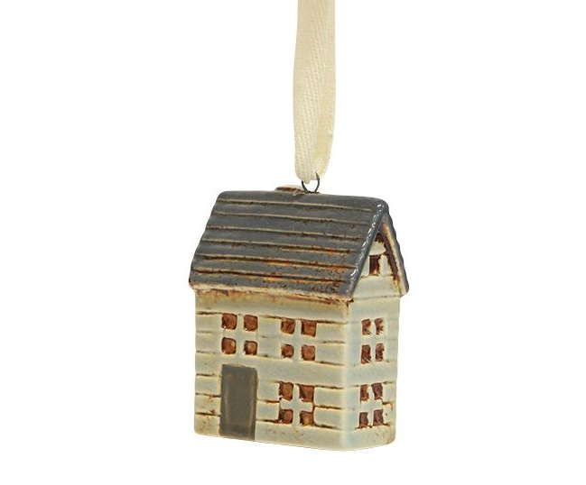Petite Chalet House Grey White Hanging