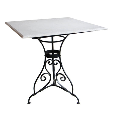 Square Paris Table Marble Top