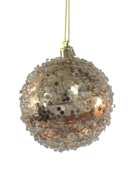 FROSTED COPPER BALL HANGER