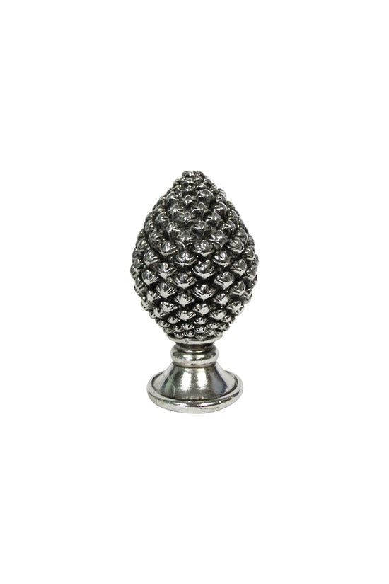 Small Silver-look Pinecone