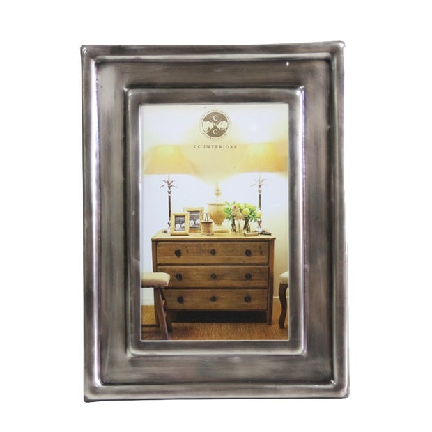 CC Interiors Small ANTIQUE SILVER STYLE FRAME