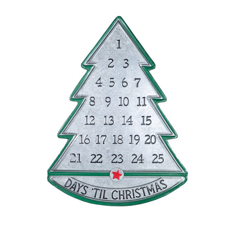 Rustic Tin Advent Calendar