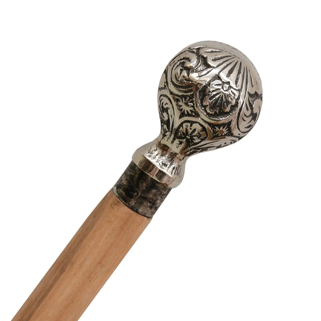 WALKING STICK - CARVED BALL