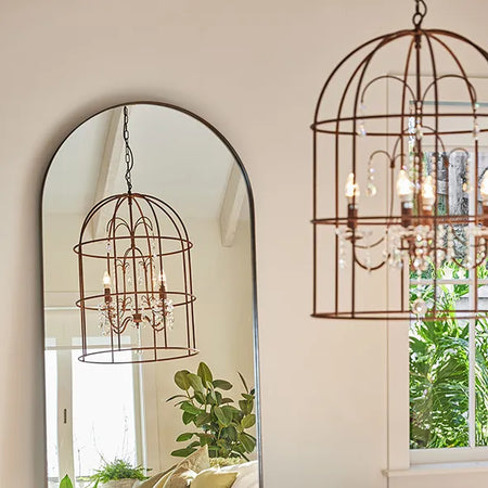 BIRDCAGE CHANDELIER