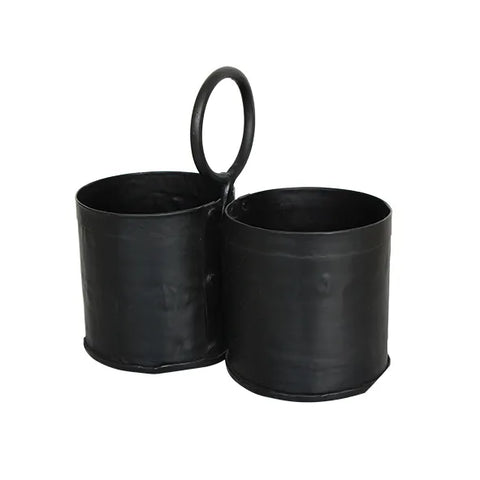 UTENSIL HOLDER BLACK